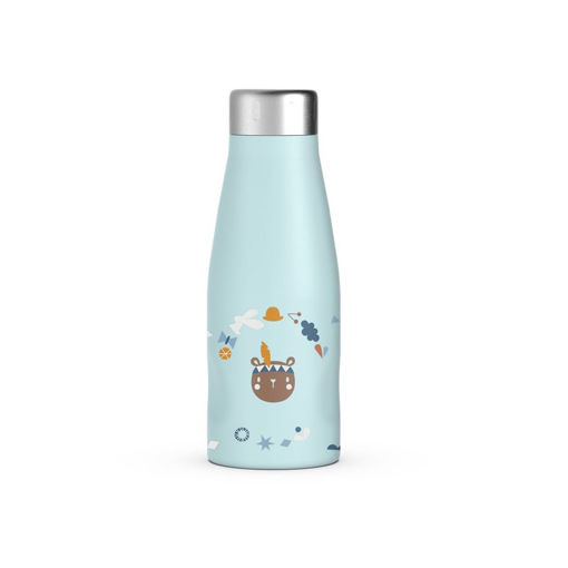 Picture of SUAVINEX S/STEEL BOTTLE 300ML FOREST BLUE